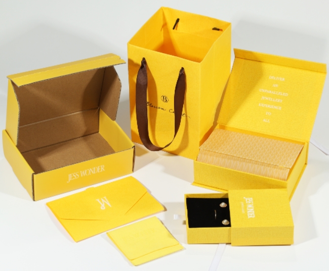 Personalisierte hochwertige Schmuckverpackung aus Papier