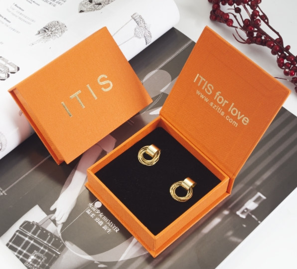 High-End-OEM-Ohrringbox-Papierverpackungsfabrik aus China