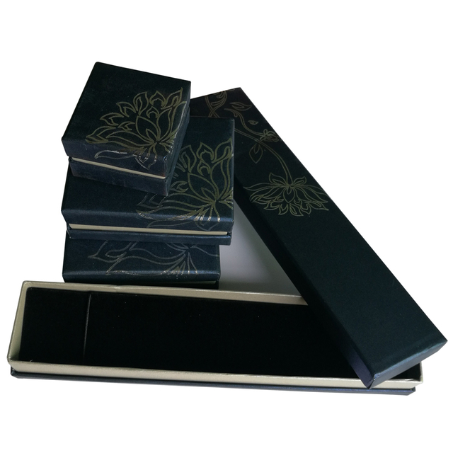 Mode-einzigartige kundenspezifische Schmuck-Papierverpackungs-Kasten-Fabrik