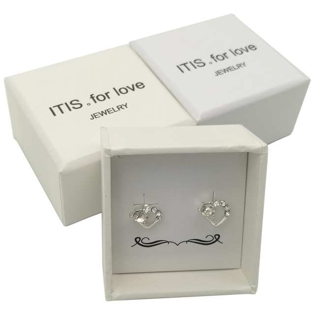 Großhandel recycelte Damen-Ohrring-Verpackungspapierbox