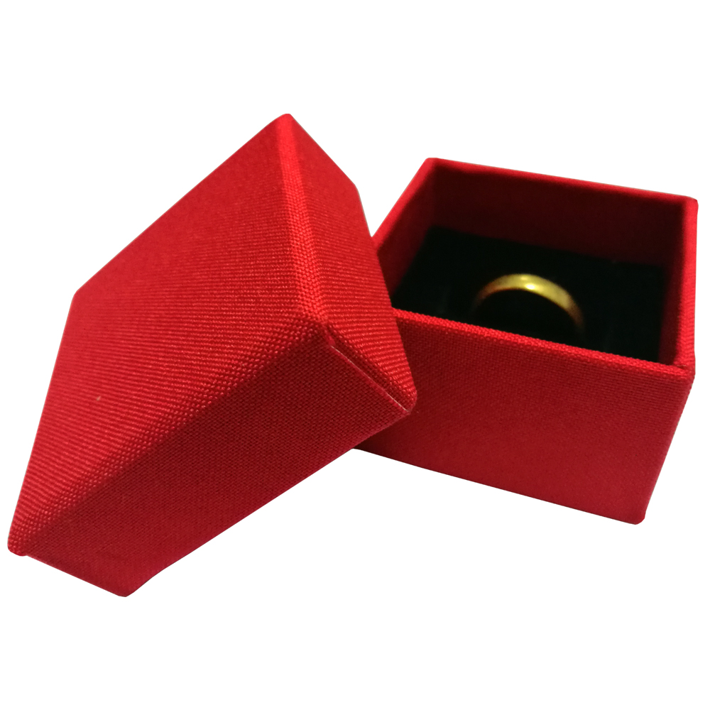 Hersteller von glamourösen roten kundenspezifischen kleinen Ringpapier-Verpackungsboxen