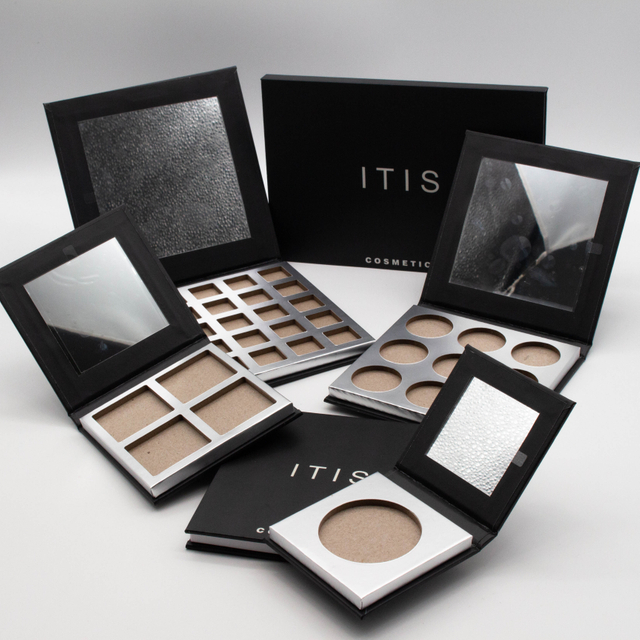 Maßgeschneiderte, einzigartige Lidschattenpaletten-Verpackungsbox aus Pappe