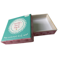 Kundenspezifische Schmuckschatulle mit Logo-Paket Großhandelsfabrik