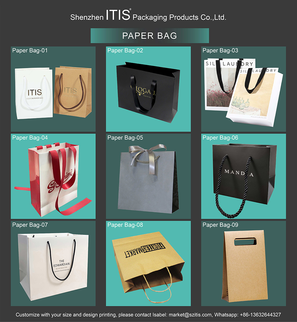 braune Papiert&uuml;ten mit Griffen