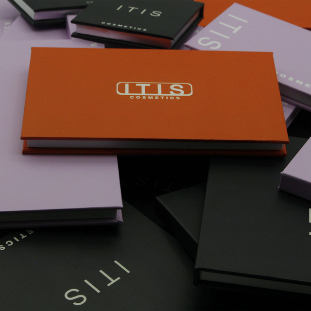 Maßgeschneiderte Verpackungsbox für Lidschattenpaletten aus Pappe