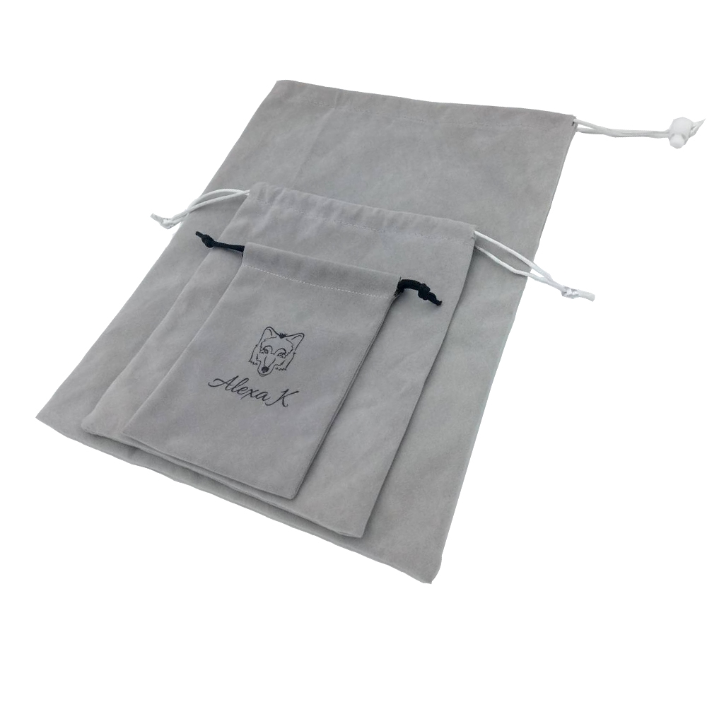 Individualisierung Samtbesticktes Taschenpaket Großhandel