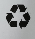 Recycelbares Etikett