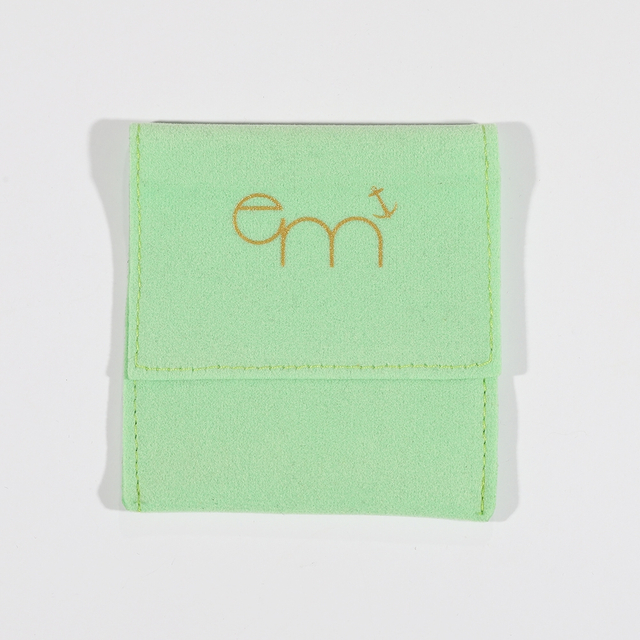 Maßgeschneiderte luxuriöse blaue Samtbeutelverpackung