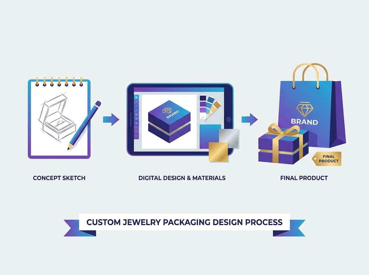 Benutzerdefiniertes Schmuckverpackungen-Design