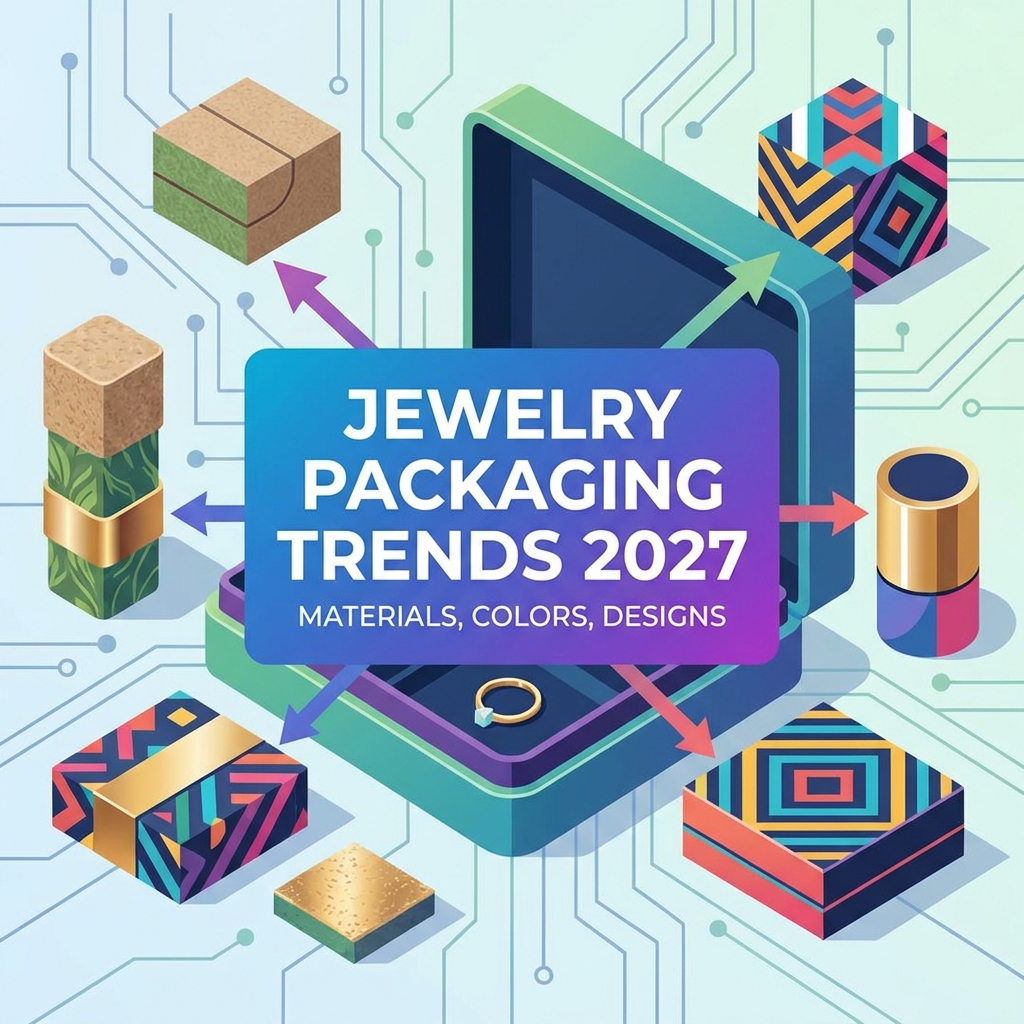 Schmuckverpackungstrends für 2027: Materialien, Farben und Schachteldesigns